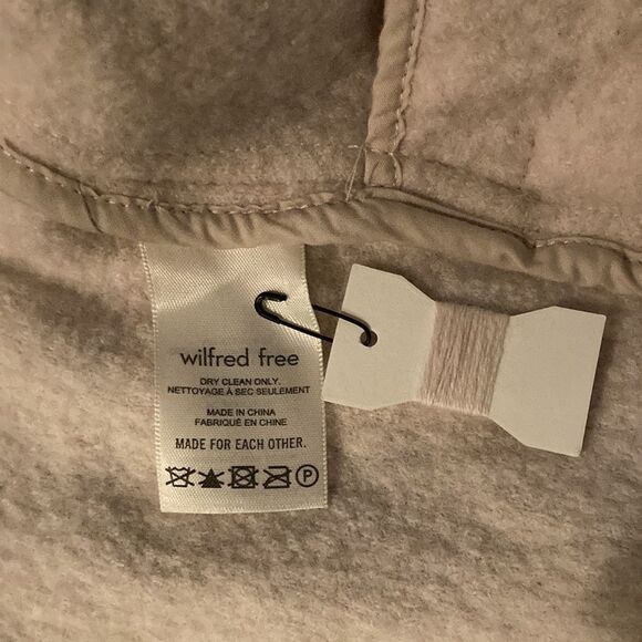 NWOT Aritzia Wilfred Free Ganna Shacket in Heather Bone - Picture 12 of 13